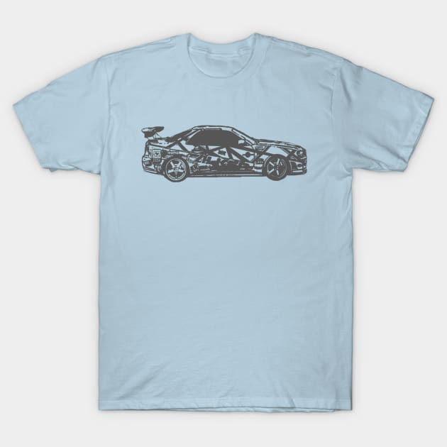 R34 Plain and Simple! T-Shirt by RodeoEmpire